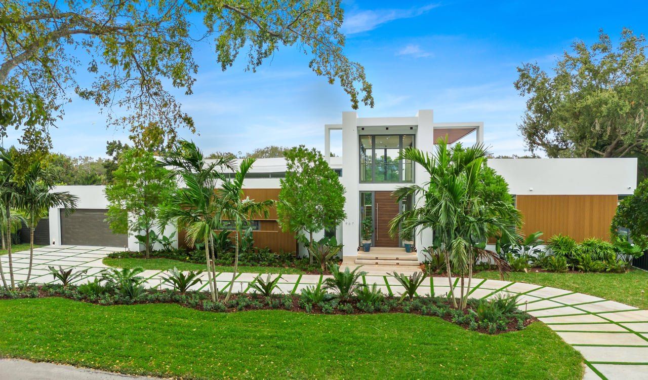 The finished modern home at 967 NE 117th St